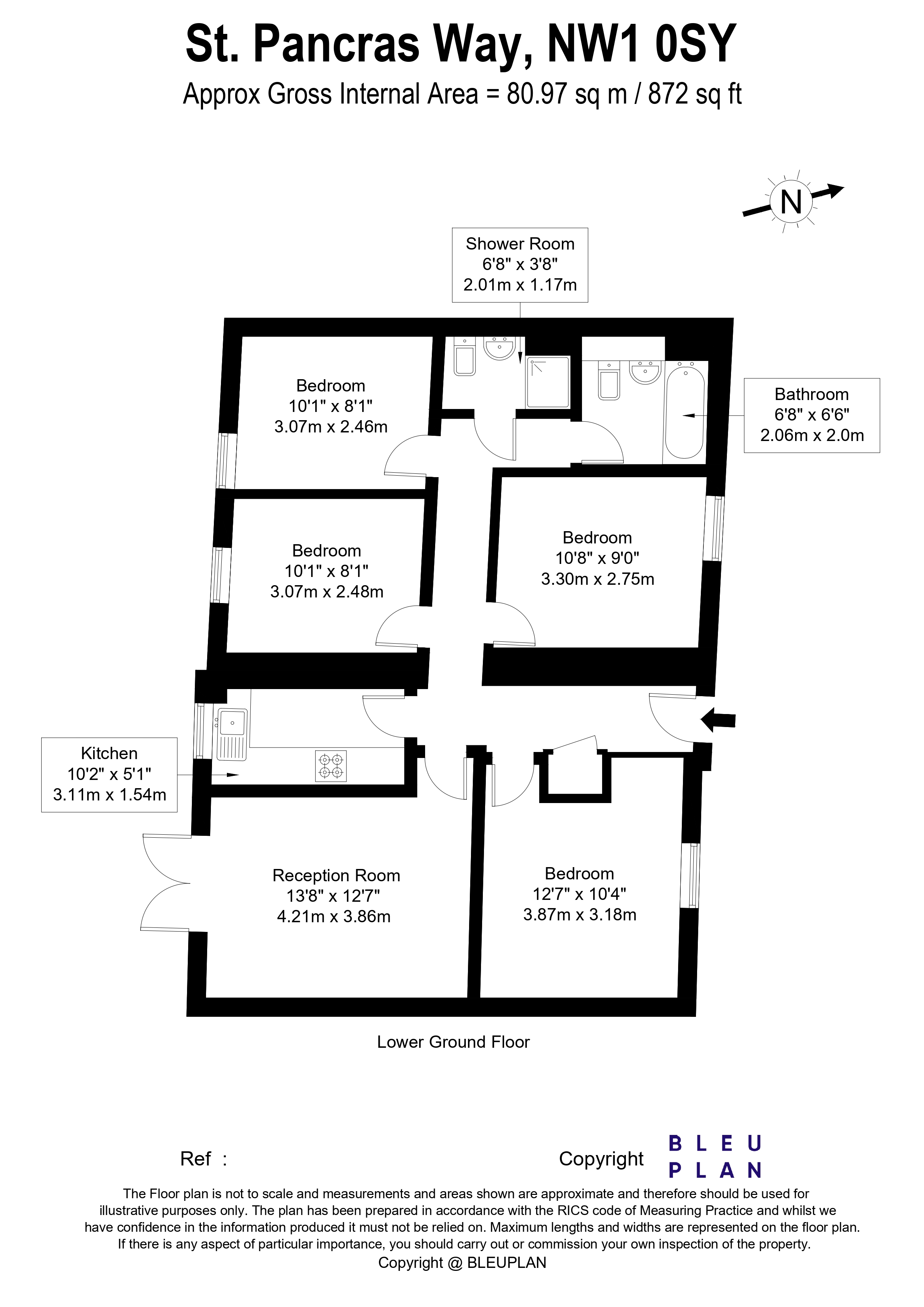 St Pancras Way floorplan